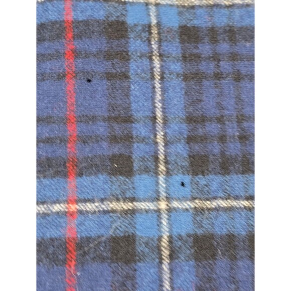 Pendleton Pure Virgin Wool Plaid Elbow Patch ButtonUp Shirt Men Large With Flaws - Picture 11 of 12